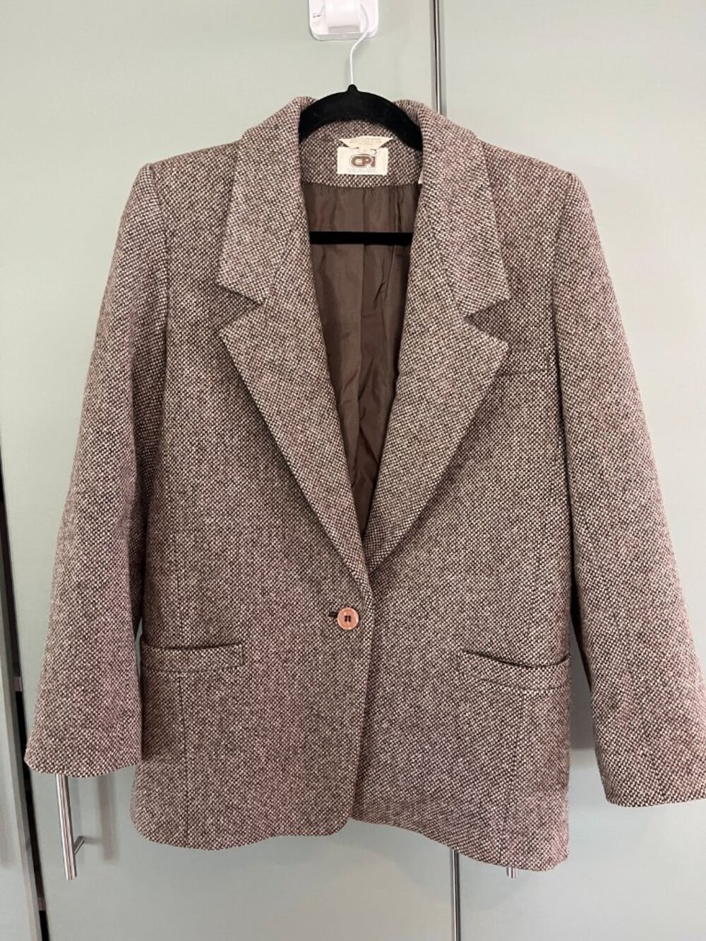Womans 100% Wool Blazer Vintage Sz 8/Small - 2 or 4 current, 80s/90s Academia